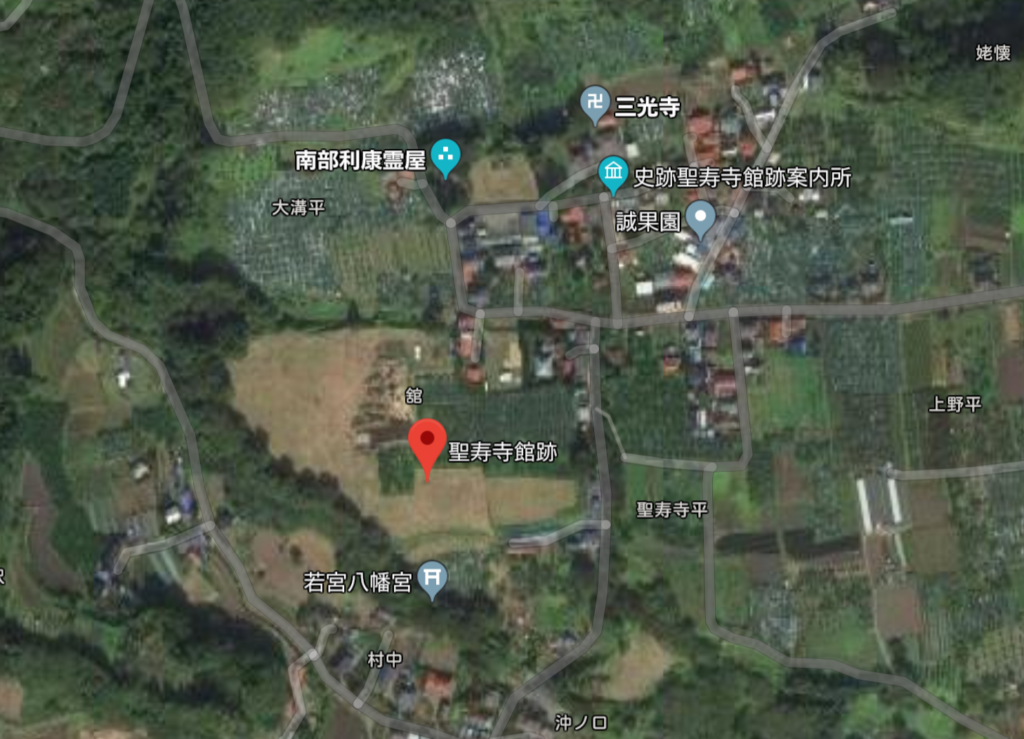 聖寿寺館 google map